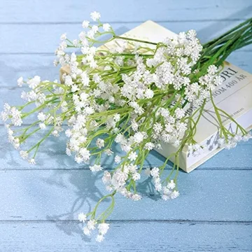 YSBER Real Touch Baby Breath Artificial Flowers Wedding Decor