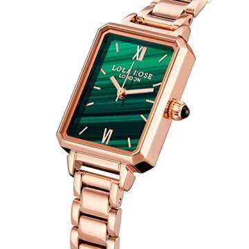 Elegant Lola Rose Women's Watch with Adjustable Rose Gold Band