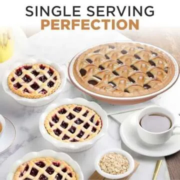 Aunt Shannon's Kitchen Mini Pie Pans Set of 4 - 5.5 Inch