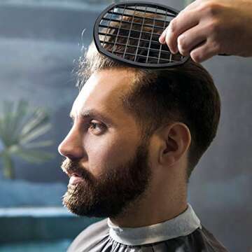 3 Pieces Hair Combs Set, Afro Twist Comb 2 in 1 Afro Twist Curl Comb, Metal Hair Pick Comb Afro Pick Comb and Big Holes Hair Sponge Brush Twists Sponge Barber Tool for Hair Styling