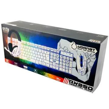 Gaming Keyboard and Mouse and Gaming Headset & Mouse Pad, Wired LED RGB Backlight Bundle for PC Game...
