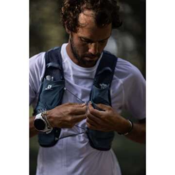 Salomon Unisex Active Skin 8 Set - Lightweight Hydration Vest for Running and Hiking