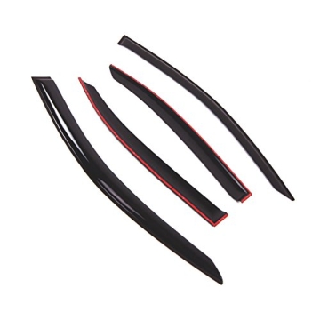 Tuningpros Custom-fit Window Visor for 2014-2016 Lexus IS250 IS350, 4 Pcs Set