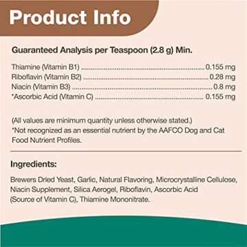 NaturVet Brewer’s Yeast with Garlic – For Healthy Coats