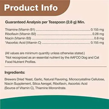 NaturVet Brewer’s Yeast with Garlic – For Healthy Coats