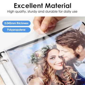 Durable KTRIO Sheet Protectors for 3 Ring Binder