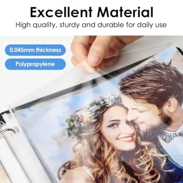 Durable KTRIO Sheet Protectors for 3 Ring Binder