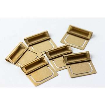 Midori Brass Index Clip Elegant & Functional Accessories