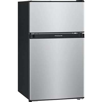 Frigidaire FFPS3133UM 19 Inch Freestanding Compact Refrigerator in Silver Mist