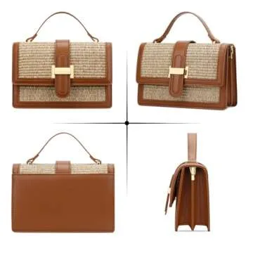 KKXIU Stylish Straw Purse for Summer Adventures