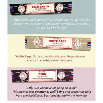 Nag Champa Incense Sticks Variety- Pack (12 Incenses, 140+ Sticks)