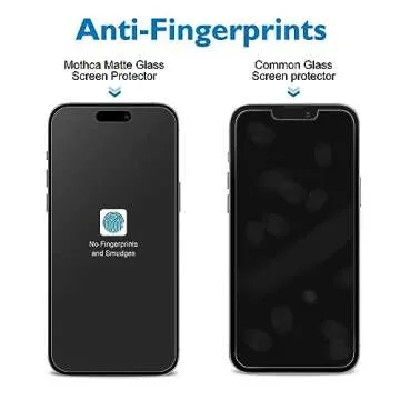 Mothca 2 Pack Matte Glass Screen Protector for iPhone 15 Pro Max[6.7 inch] + 2 Pack Camera Lens Protector, Anti-Glare & Anti-Fingerprint Case Friendly Tempered Glass Film, Bubble Free, Smooth as Silk