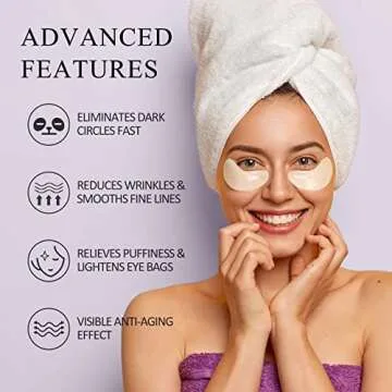 SHVYOG Under Eye Patches for Dark Circles & Puffiness