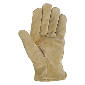 Leather Winter Work Gloves, 100-gram Thinsulate Insulation, Split Cowhide, XX-Large (Wells Lamont 10...