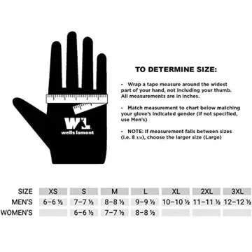 Leather Winter Work Gloves, 100-gram Thinsulate Insulation, Split Cowhide, XX-Large (Wells Lamont 1063XX)