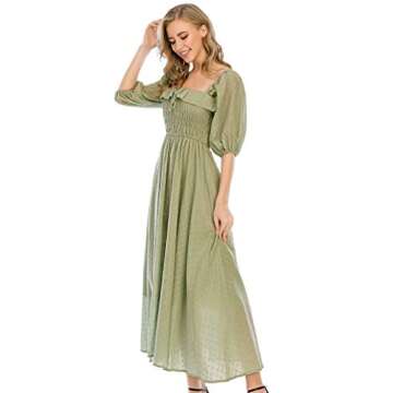 R.Vivimos Women Summer Vintage Cotton Flowy Dresses