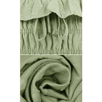 R.Vivimos Women Summer Vintage Cotton Flowy Dresses