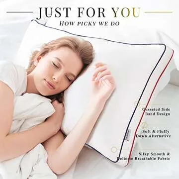 Bedufsar Queen Pillows for Comfortable Sleep Experience