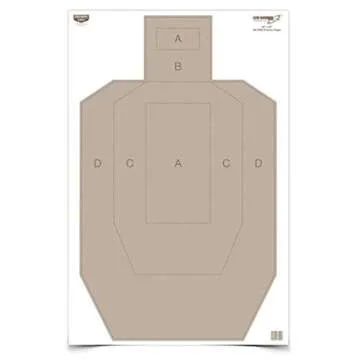 Birchwood Casey Eze-Scorer IPSC Practice Targets - Pack of 5