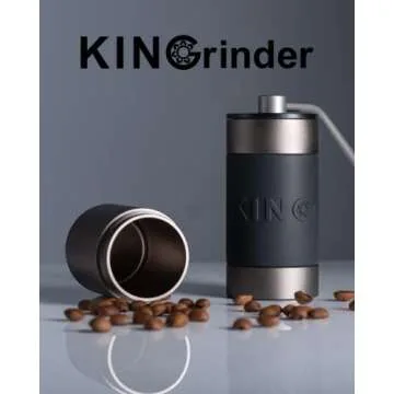 KINGrinder K2 Hand Coffee Grinder | Perfect for Espresso & More