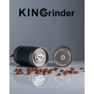 KINGrinder K2 Hand Coffee Grinder | Perfect for Espresso & More