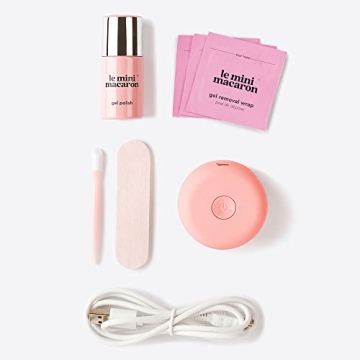 Le Mini Macaron DIY Gel Manicure Kit with LED Lamp