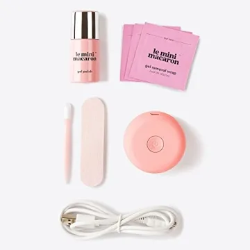 Le Mini Macaron DIY Gel Manicure Kit with LED Lamp