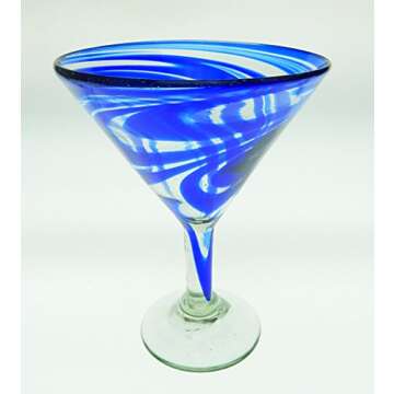 Mexican Margarita/Martini Glasses Set of 4 Unique Design