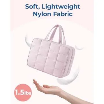 Stylish BAGSMART Toiletry Bag with Jewelry Organizer for Travel