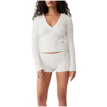 Chic Y2K Women's 2 Piece Knitted Outfit: Elevate Your Style!