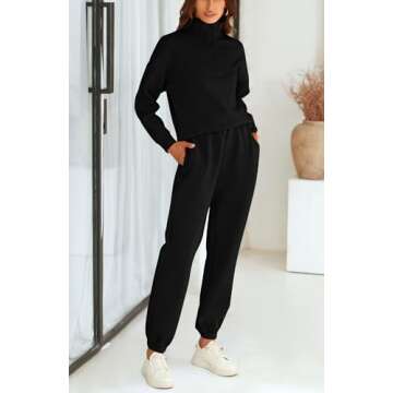 BTFBM Womens 2 Piece Sweatsuit Sets Fall Outfits Tracksuits 2025 Long Sleeve Half Zip Sweatshirt Sweatpants Lounge Set