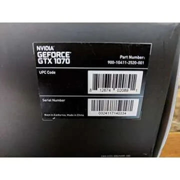 Nvidia GeForce GTX 1070 Founders Edition Renewed Power