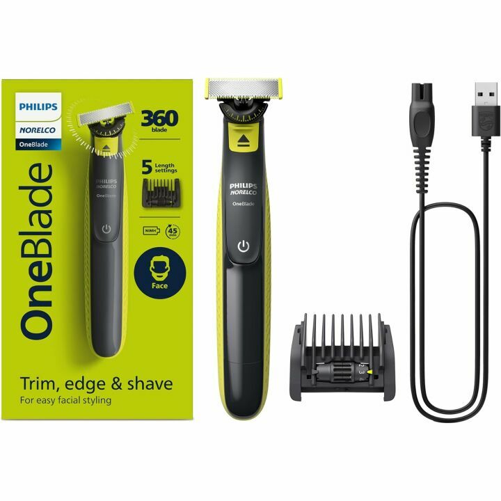 Philips Norelco OneBlade 360 - Versatile Trimmer & Shaver