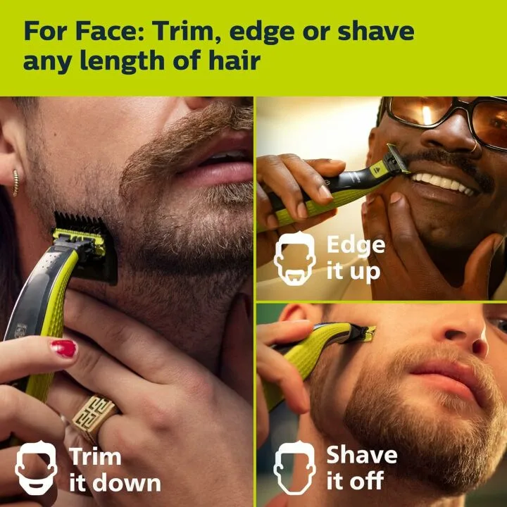 Philips Norelco OneBlade 360 - Versatile Trimmer & Shaver