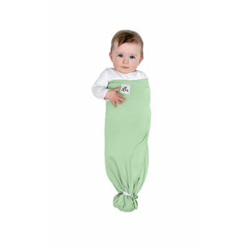 The Ollie Swaddle - Helps to Reduce The Moro (Startle) Reflex - Made from a Custom Designed Moisture-Wicking Material (Meadow)