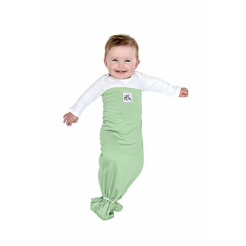 The Ollie Swaddle - Helps to Reduce The Moro (Startle) Reflex - Made from a Custom Designed Moisture-Wicking Material (Meadow)