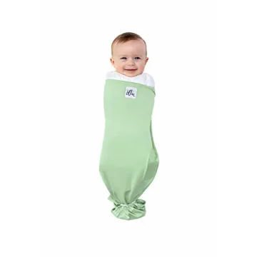 The Ollie Swaddle - Helps to Reduce The Moro (Startle) Reflex - Made from a Custom Designed Moisture-Wicking Material (Meadow)