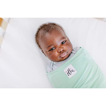 The Ollie Swaddle - Helps to Reduce The Moro (Startle) Reflex - Made from a Custom Designed Moisture-Wicking Material (Meadow)