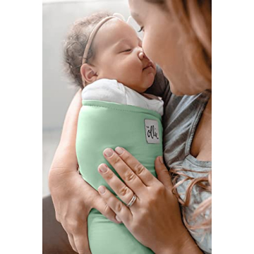 The Ollie Swaddle - Helps to Reduce The Moro (Startle) Reflex - Made from a Custom Designed Moisture-Wicking Material (Meadow)