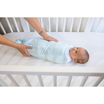 The Ollie Swaddle - Helps to Reduce The Moro (Startle) Reflex - Made from a Custom Designed Moisture-Wicking Material (Meadow)