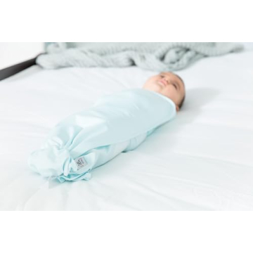 The Ollie Swaddle - Helps to Reduce The Moro (Startle) Reflex - Made from a Custom Designed Moisture-Wicking Material (Meadow)