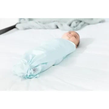 The Ollie Swaddle - Helps to Reduce The Moro (Startle) Reflex - Made from a Custom Designed Moisture-Wicking Material (Meadow)