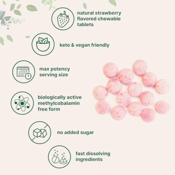 Micro Ingredients Vitamin B12 5000mcg – Chewable Tablets