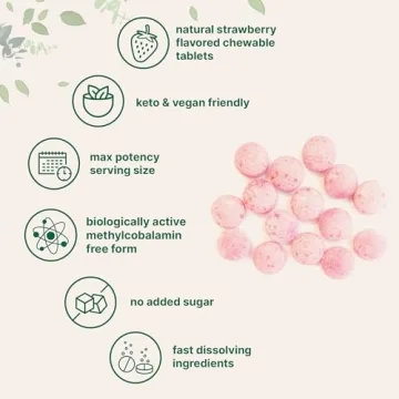 Micro Ingredients Vitamin B12 5000mcg – Chewable Tablets