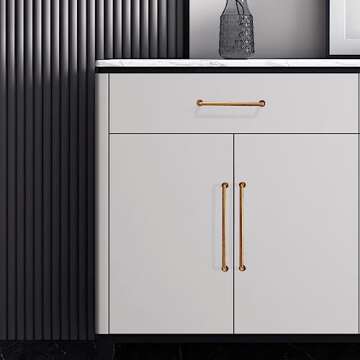 BUKOBYHE 10 Pack 5Inch Kitchen Cabinet Handles Antique Brass Cabinet Pulls Vintage Drawer Pulls Kitchen Hardware Zinc Alloy Kitchen Handles for Cabinets Cupboard Handles Drawer Handles