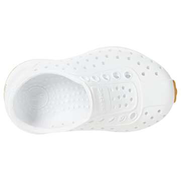 Native Shoes Kids Robbie (Toddler) Sneaker, Shell White/Shell White/Mash Speckle Rubber, 8 US Unisex