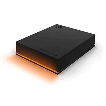 Seagate FireCuda Gaming Hard Drive, 2TB, External Hard Drive HDD, USB 3/2, RGB LED lighting (STKL2000400)