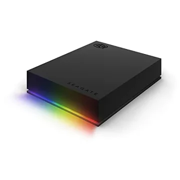 Seagate FireCuda Gaming Hard Drive, 2TB, External Hard Drive HDD, USB 3/2, RGB LED lighting (STKL2000400)