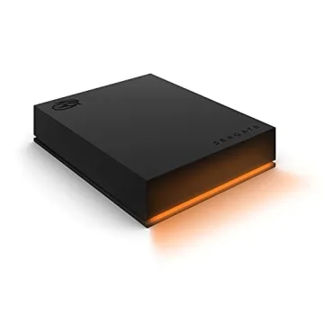 Seagate FireCuda Gaming Hard Drive, 2TB, External Hard Drive HDD, USB 3/2, RGB LED lighting (STKL2000400)