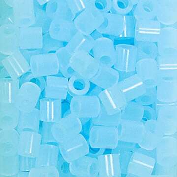 Perler Beads Fuse Beads for Crafts, 1000pcs, Clear Blue, Small